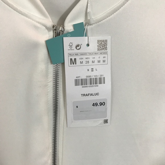 Zara Track Bomber Jacket - Picture 3 of 4